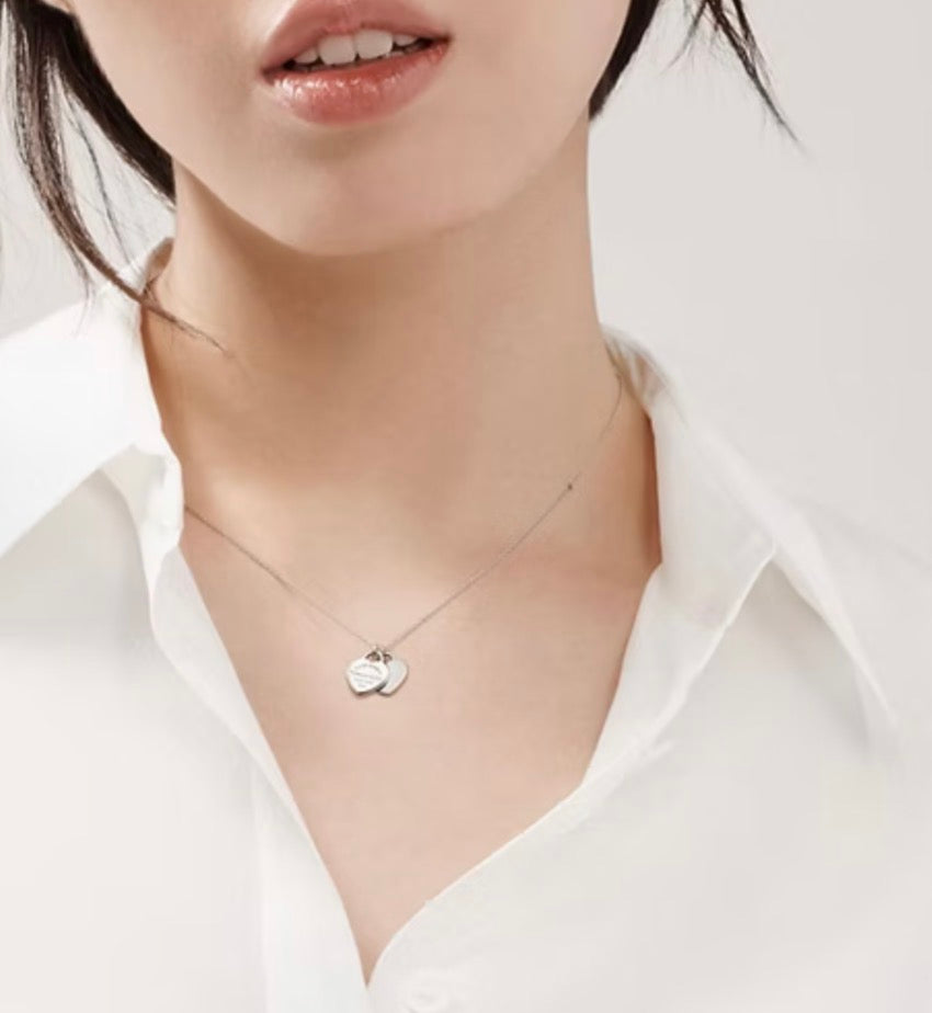 Tiffany Heart Tag Pendant in Sterling Silver