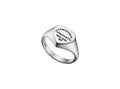 Tiffany Heart Signet Ring in Silver