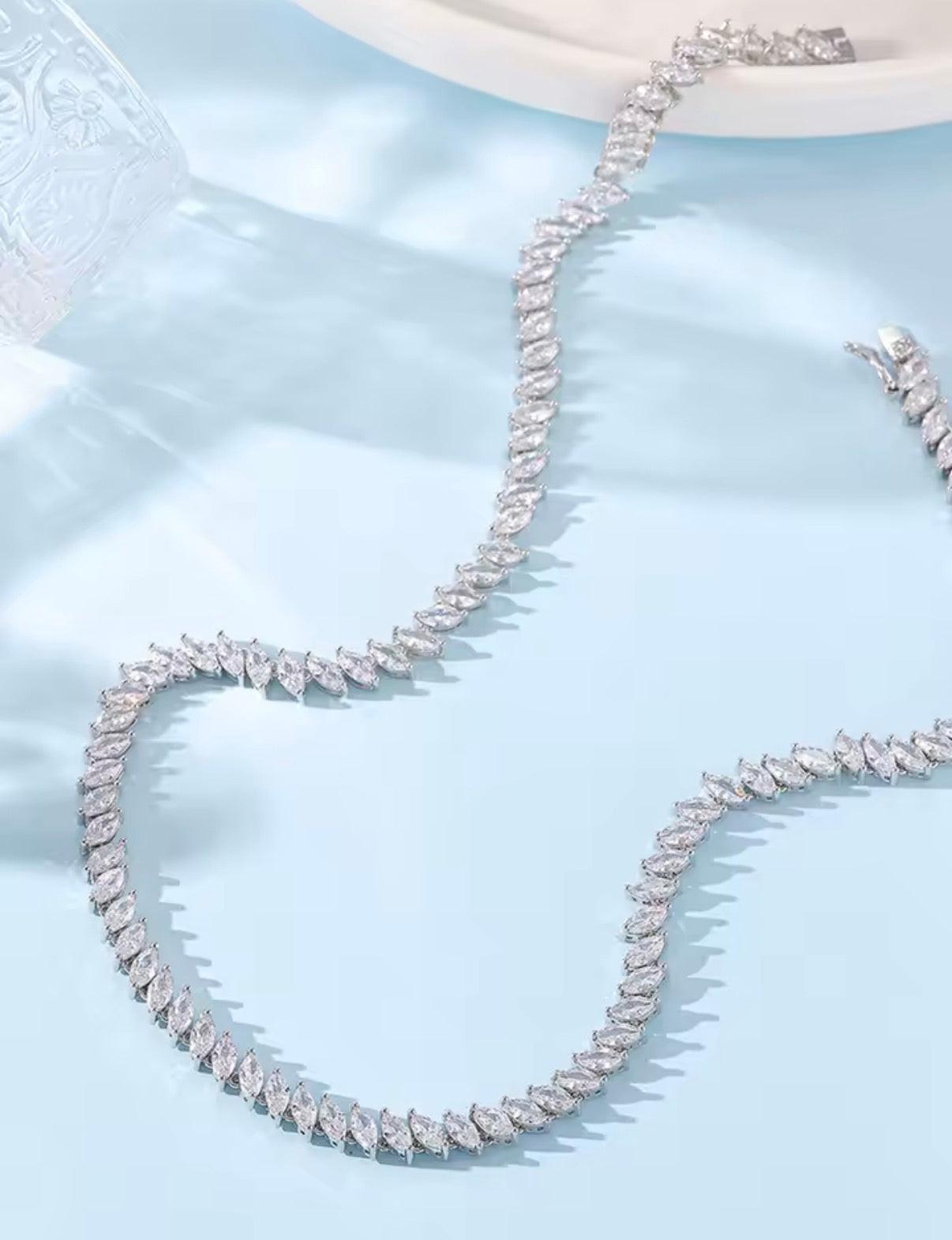 Bloo & Co Oval Continuous Necklace.