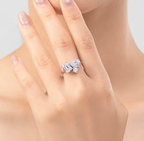 Bloo & Co Attached Ring in Silver