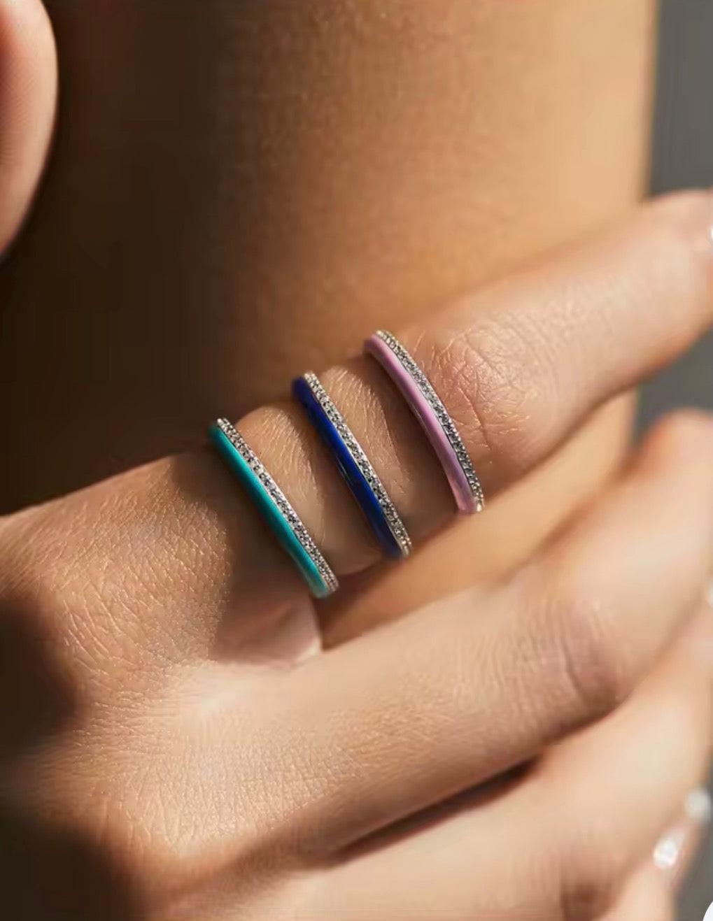 Bloo & Co Enamel Surround Ring.