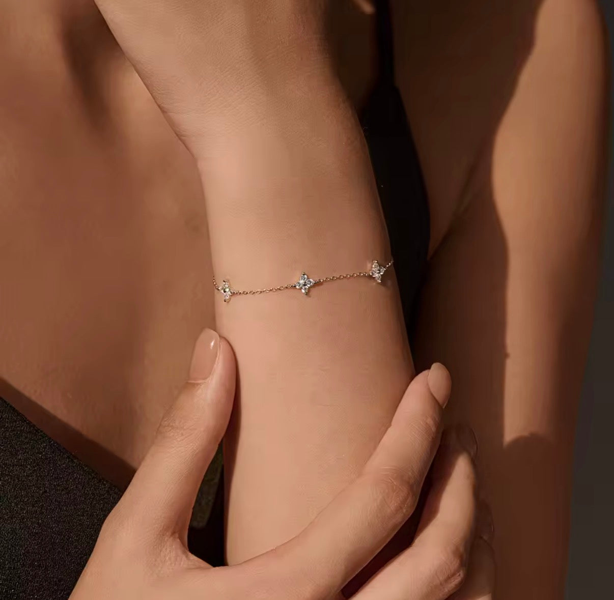 Bloo & Co Four Leaf Clover Repeat Bracelet