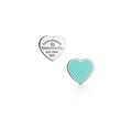 Tiffany Sterling Silver Earrings and Tiffany Blue with Crystal, Mini