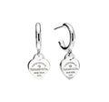 Tiffany Hoop Earrings with Crystal, Mini