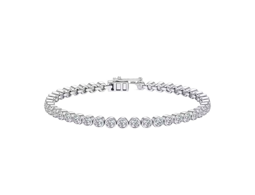 Bloo & Co Repeat Round Cut Tennis Bracelet