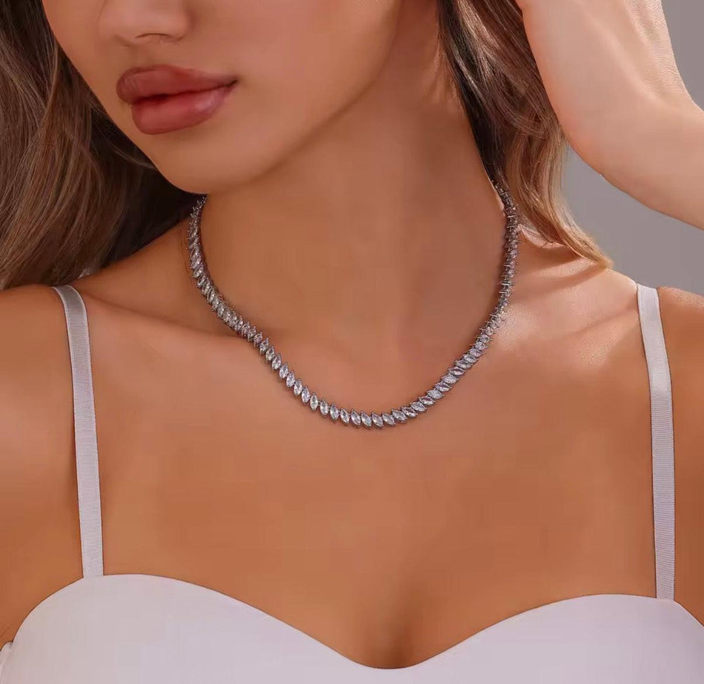 Bloo & Co Oval Continuous Necklace.