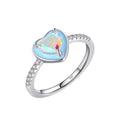 Bloo & Co Heart Blue Pearl Ring.
