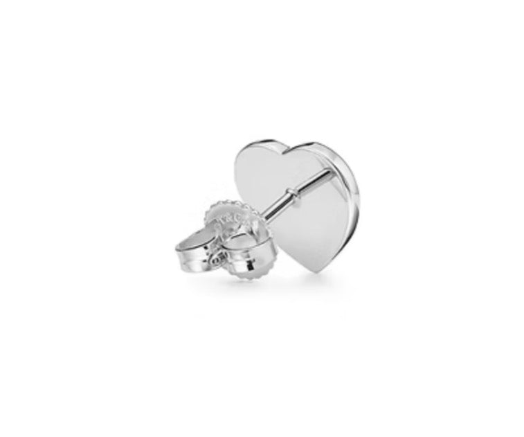 Tiffany Sterling Silver Earrings and Tiffany Blue with Crystal, Mini