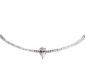 Bloo & Co Oval Tennis Choker Necklace.