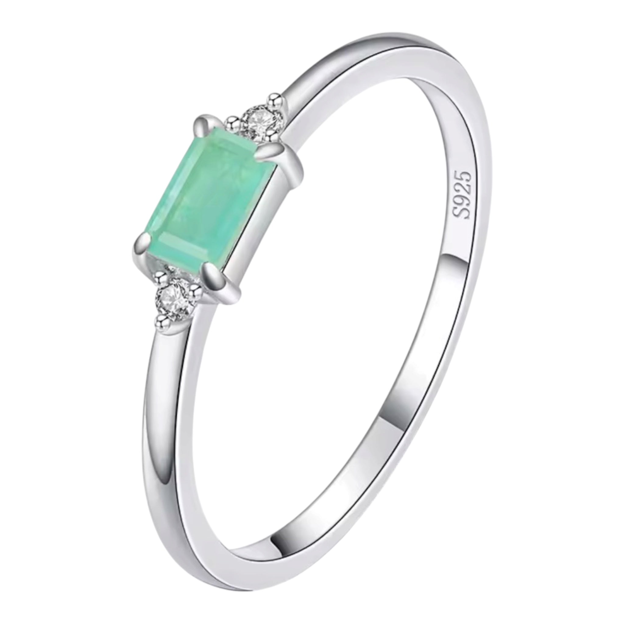 Bloo & Co Rectangular light sea Ring