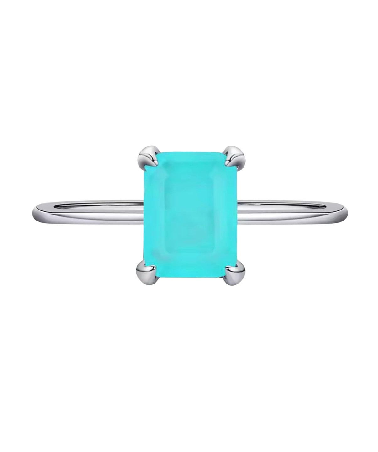 Bloo & Co Enamel Rock Gemstone Ring.