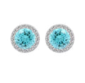 Bloo & Co Blue Paraiba Earrings.