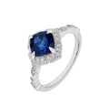 Bloo & Co Square Dark Gem Ring.
