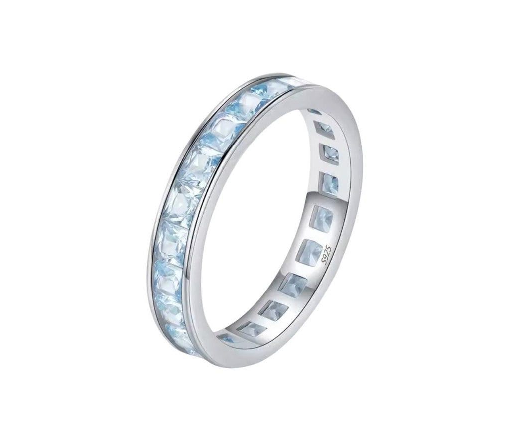 Bloo & Co Circular Stone Adjustible Eternity Ring.