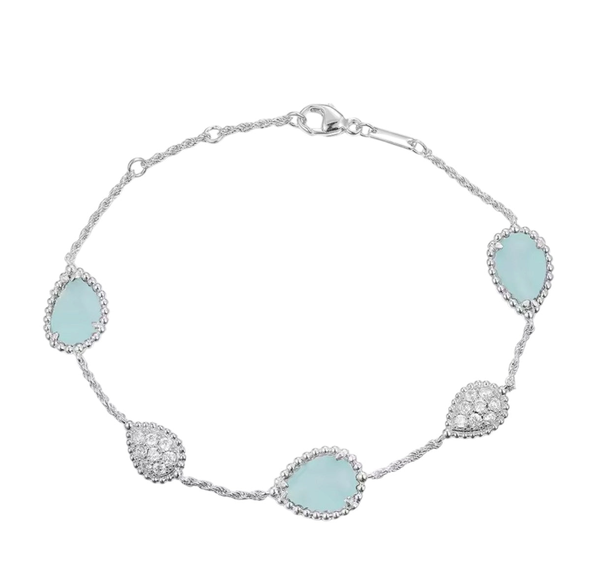 Bloo & Co Pear Cut Enamel Bracelet