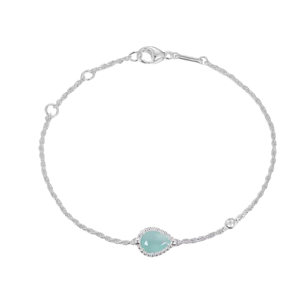 Bloo & Co Single Enamel Pear Bracelet