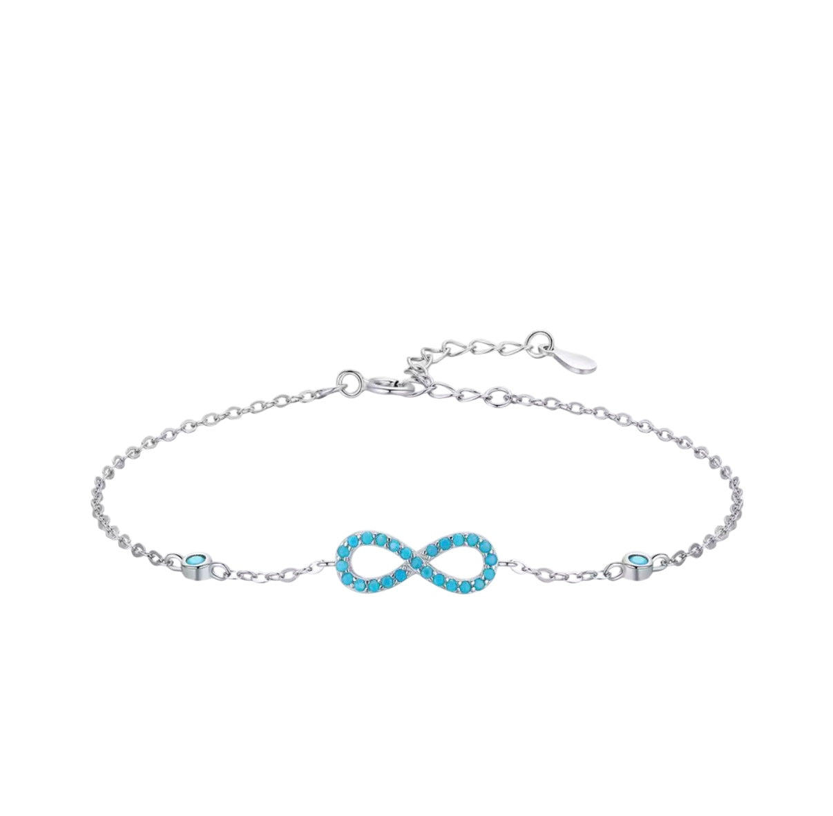 Bloo & Co Enamel Ribbon Bracelet in Silver