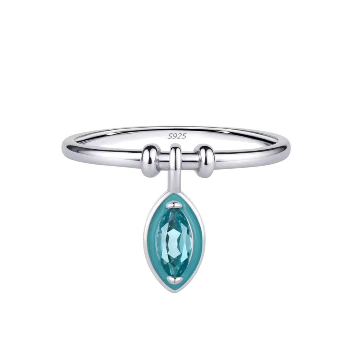 Bloo & Co Loose Oval Blue Ring
