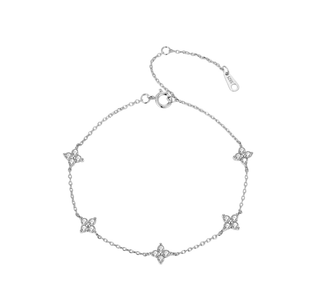 Bloo & Co Four Leaf Clover Repeat Bracelet