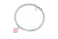 Tiffany Return To Pink Heart Tag Bead Bracelet