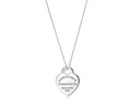 Tiffany Heart Tag Pendant in Silver, Medium